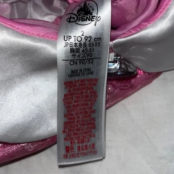 Disney Minnie Mouse Pink Polka Dot Costume‎ Dress Girls Size 2 Up to 92cm - Picture 5 of 5